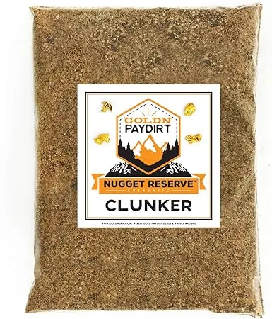 Nugget Reserve Gold Paydirt Clunker Panning Pay Dirt Bag – Gold Prospecting Concentrate