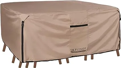 Water Resistant Patio Dining Set Cover with 3 Year Warranty ULTCOVER Size: 28" H x 74" W x 111" L