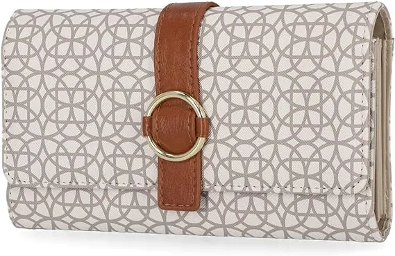 Mundi File Master Womens RFID Blocking Wallet One Size, Bridgehampton Sand 