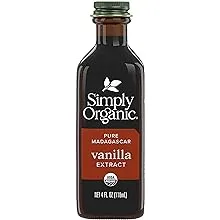 Simply Organic Vanilla Flavoring (non-alcoholic), Certified Organic | 4 ounce