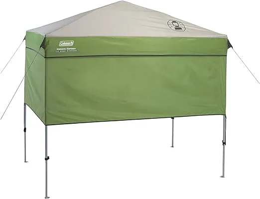 Coleman 7' x 5' Instant Canopy Sunwall Accessory Green