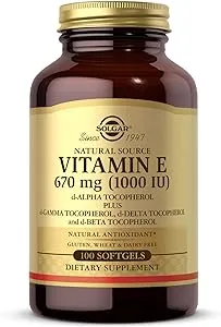 Solgar, Vitamin E Mixed (d-Alpha Tocopherols and Mixed Tocopherols), 1000 IU, 100 S Gels