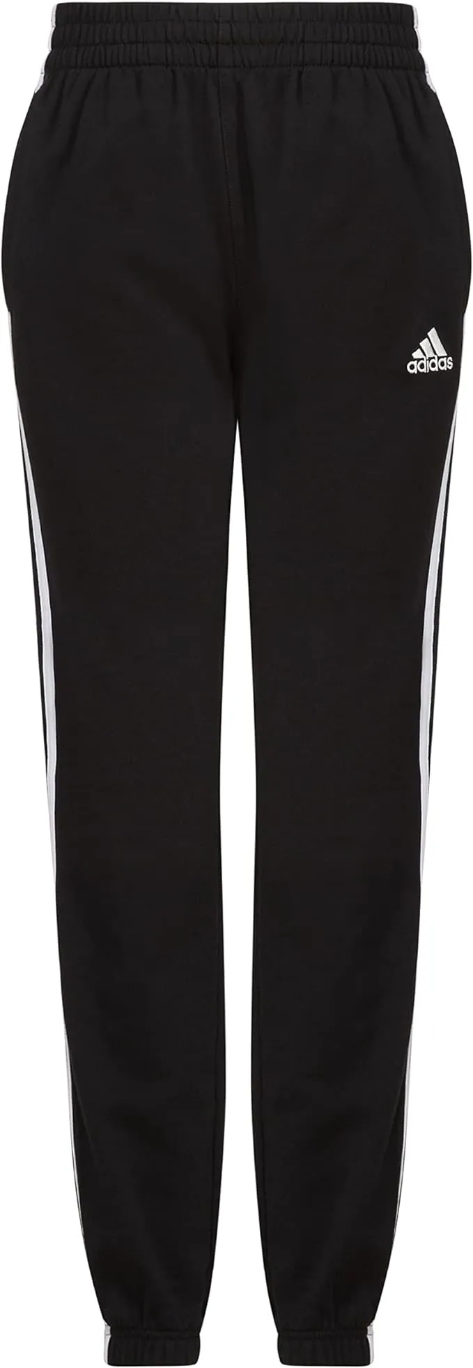 Adidas Big Boys Essentials Classic 3 Stripe Joggers - Black - Large