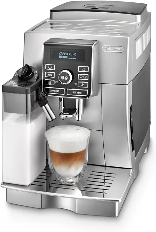 Delonghi - Digital Super Automatic  Espresso Machine (Factory Refurbished) - Silver 120 Volt