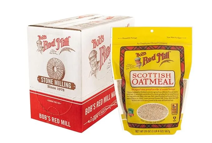 Bob's Red Mill Scottish Oatmeal, 20 Ounce (Pack of 4)