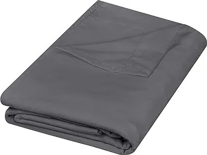 Utopia Bedding Flat Sheet King Size- Easy Care Soft Brushed Microfiber Fabric - Wrinkle, Shrinkage, and Fade Resistant Grey