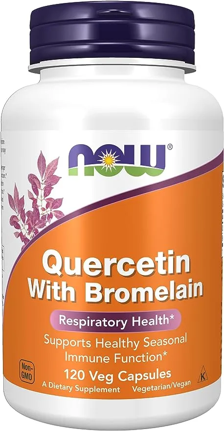 Now Foods, Quercetin with Bromelain - 120 Veg Capsules