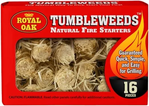 Royal Oak Tumbleweeds Natural Fire Starters - 16/Pack