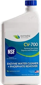 Orenda CV-700-QT. Enzyme Water Cleaner & Phosphate Remover 1-QT.