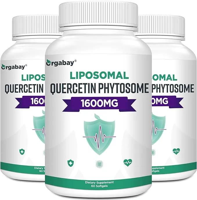 Liposomal Quercetin - Ultra High Absorption Liquid Quercetin Supplement – Supports Immune System, Allergy Defense, and Healthy Aging