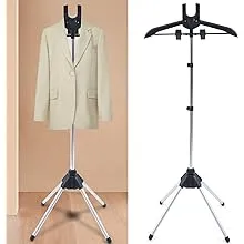 Telescopic Garment Steamer Fabric Ironing Bracket Clothes Dry Rack Steam Hanger 