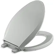 Kohler 4639-RL-K4 Cachet READYLATCH Quiet Close Round Toilet SEAT, Cashmere