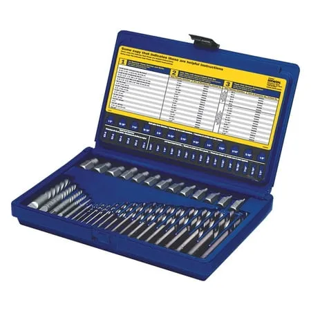 Irwin Screw Extractor/Drill Bit Set