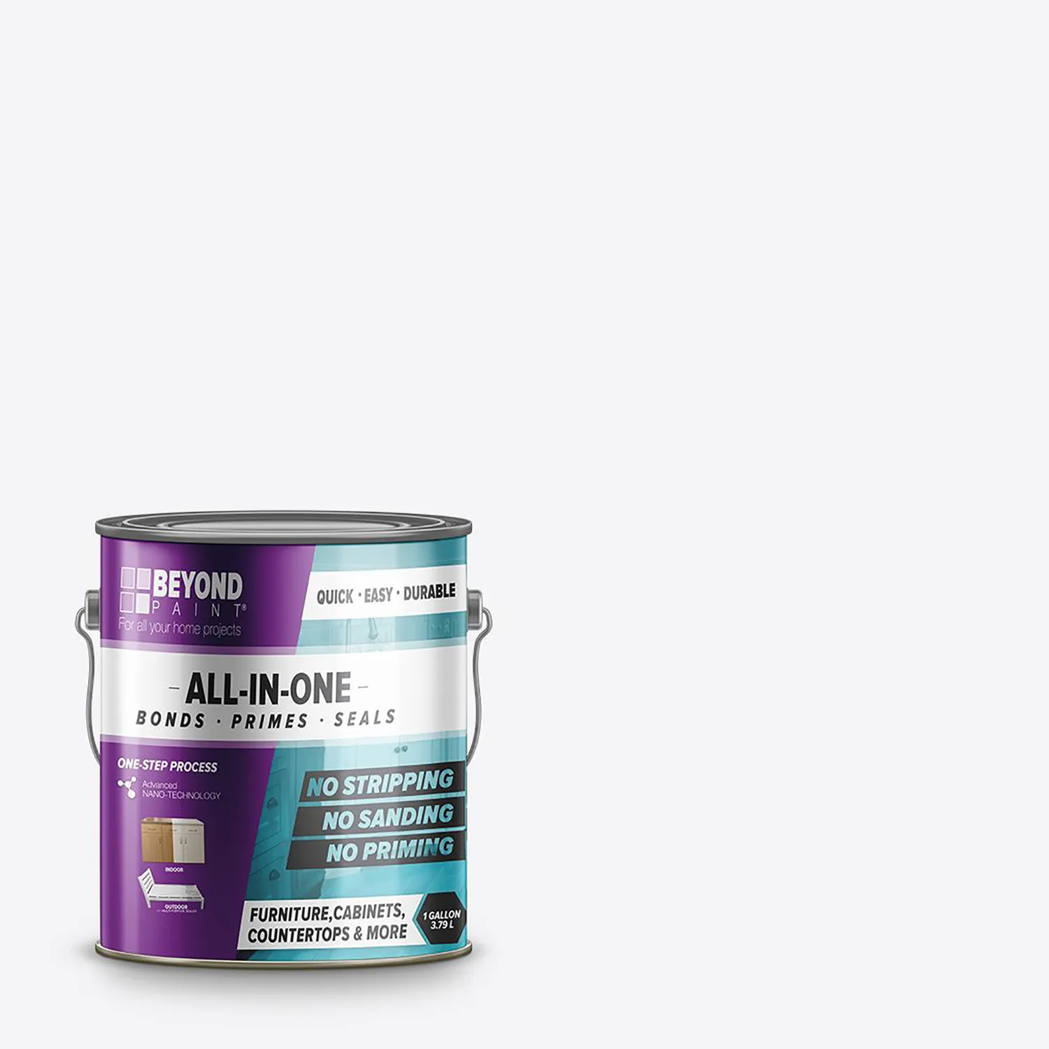 1 Gal. Forest Green All-in-One Interior/Exterior Multi-Surface Refinishing Paint for Furniture, Cabinets, Countertops