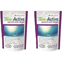 Bio-Active BA-CAR-08 Non Polluting 100-Percent Cyanuric Acid Reducer Powder for Commercial and Residential Swimming Pools, 8 Ounces (2 Pack)