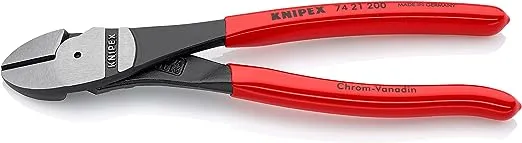 Knipex 7421250SBA High Leverage 10 Inch Angled Diagonal Cutter