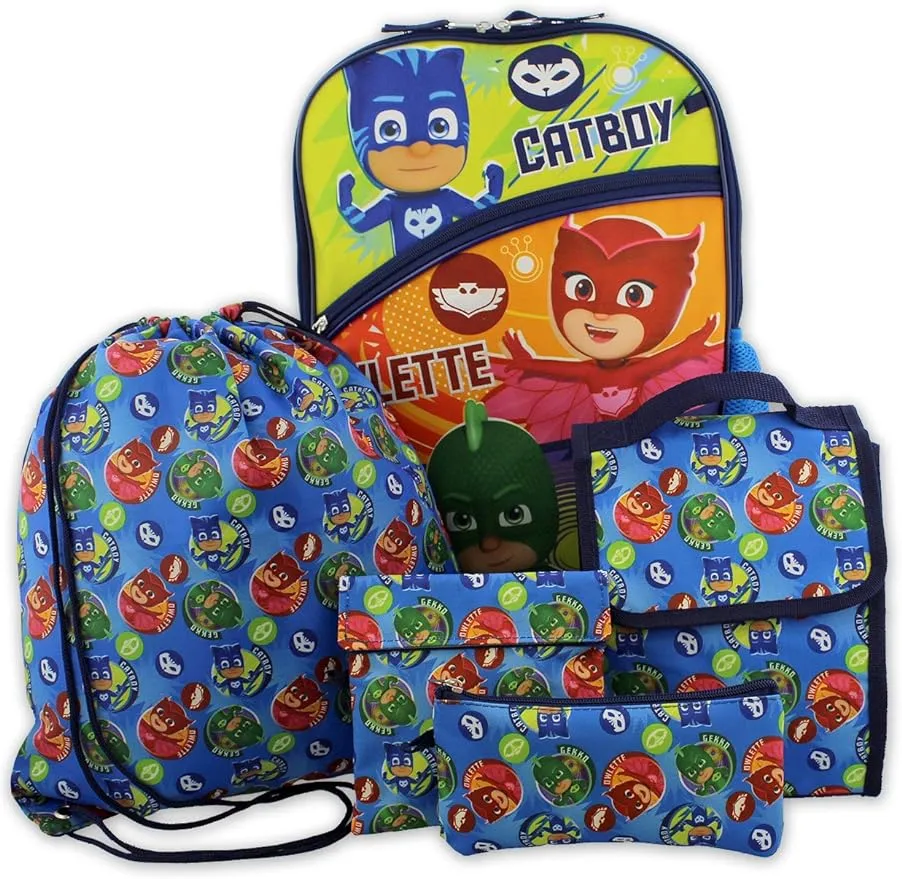 PJ Masks 16" School Backpack Set