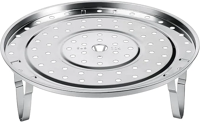 Ace Select Steam Tray Round 8.5 Inches Steamer Rack with Removable Legs ...