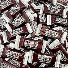 100 New! HERSHEY&#039;S ZERO SUGAR Milk Chocolate, Bulk Miniatures Candy Bars YUMMY!!