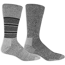 Dr. Scholl's Men's Advanced Relief Blisterguard - 2 & 3 Pair Packs Sock, Multi-colored (Black/Gray), 6.5-12 USDr. Scholl's Men's Advanced Relief Blisterguard - 2 & 3 P…