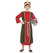 KIDS NATIVITY RED WISE MAN COSTUME extra large