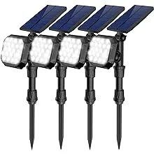 ROSHWEY Solar Outdoor Lights Landscape Spotlight