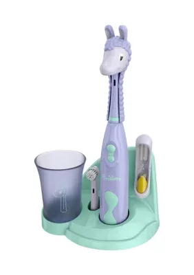 Brusheez Kids Ages 3+ Luna The Llama Soft Bristles Electric Toothbrush Set