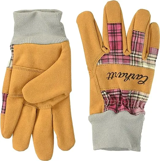 Carhartt Women's Suede Work-Knit Gloves