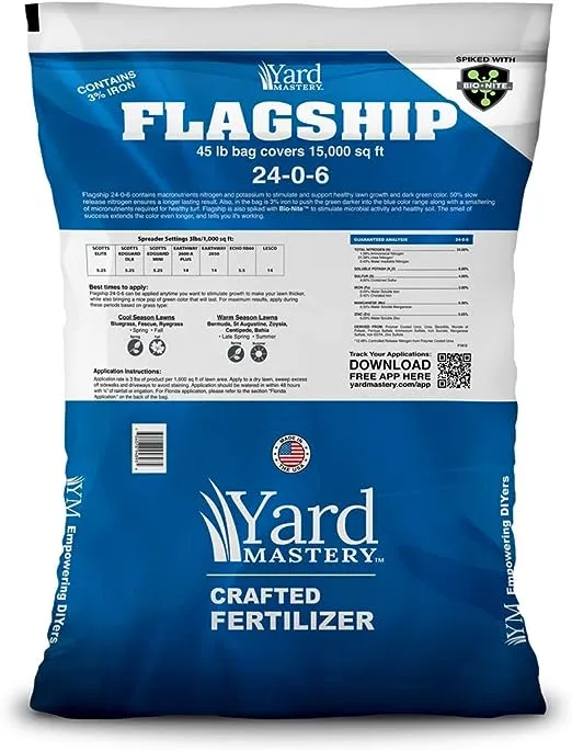 Yard Mastery Flagship Granular Fertilizer with Iron