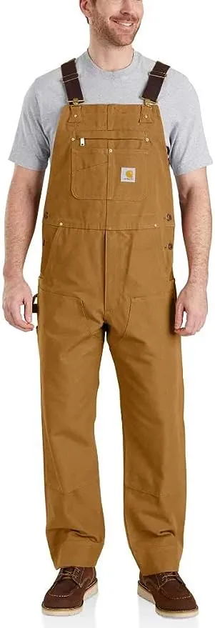 Carhartt Men's Relaxed Fit Duck Bib Overall | Brown | 30W 28L