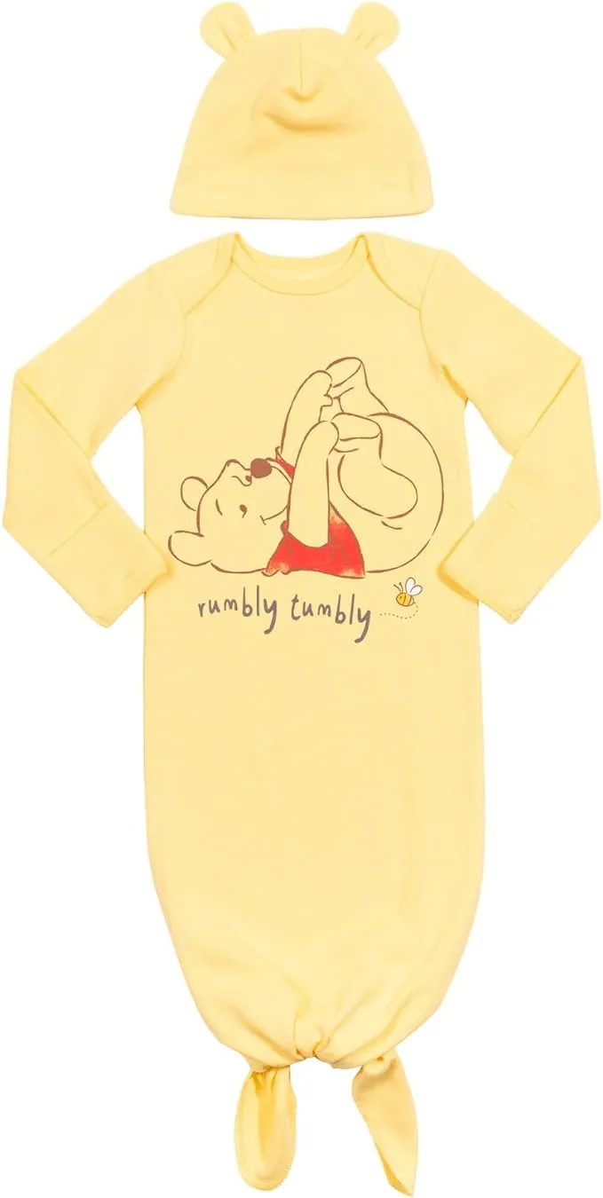 Winnie the Pooh baby gown