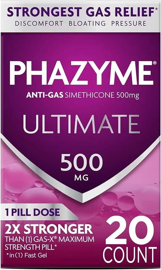 Phazyme Ultimate 500 mg Fast Gels