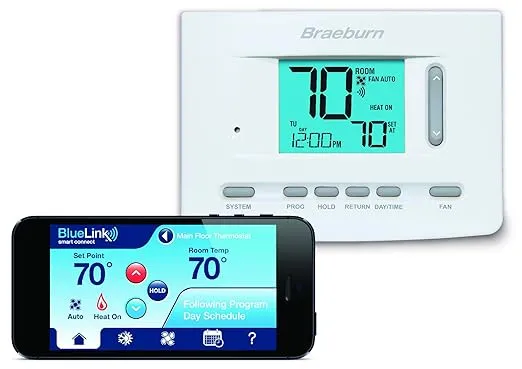 Braeburn 7205 Digital Programmable Wi-Fi Thermostat