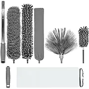 Microfiber Duster with Telescoping Extension Pole(30-100 8pcs Kit 