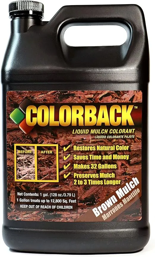 ColorBack 1 gal. Brown Mulch Color Covering Up to 12,800 Sq. ft.