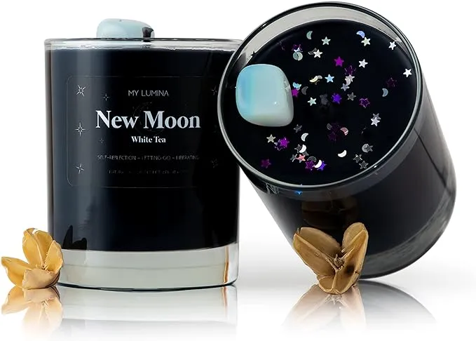 My Lumina New Moon Candle, Black