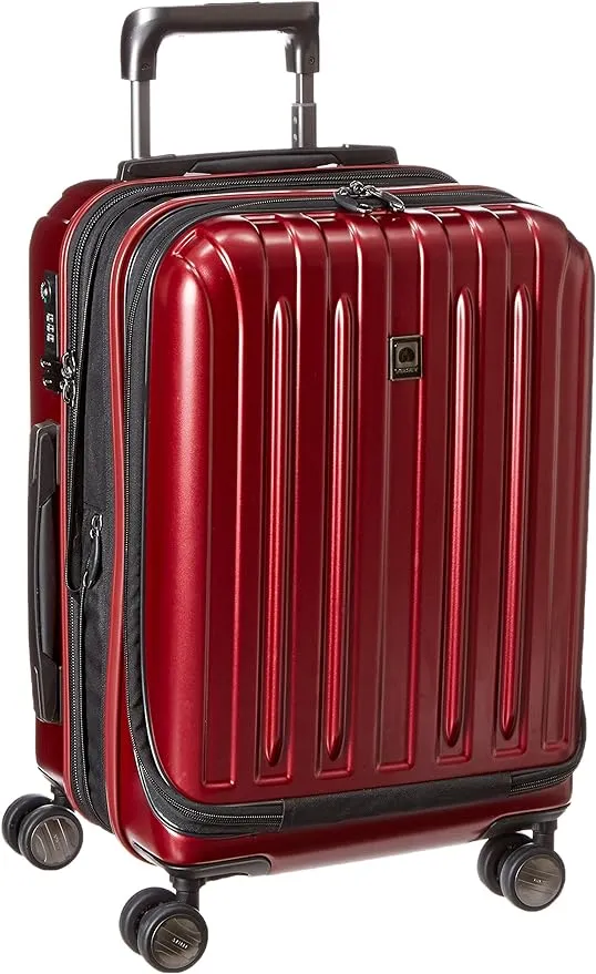 DELSEY Paris Titanium Hardside Expandable Luggage with Spinner Wheels, Graphite, Carry-On 19 Inch