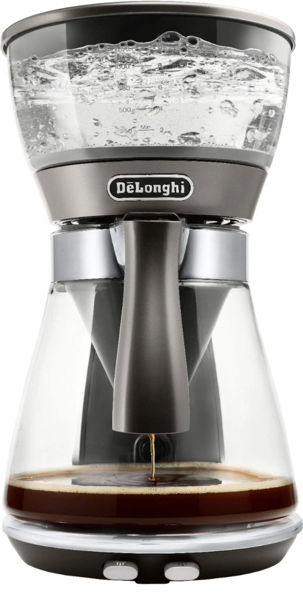 De'Longhi 3-in-1 Specialty Coffee Brewer, IcedCoffee Maker (Bold Cold Brew), Gourmet Pour Over, Premium Drip, SCA GoldenCup Certified, Glass Carafe, 8-Cup, ICM17270