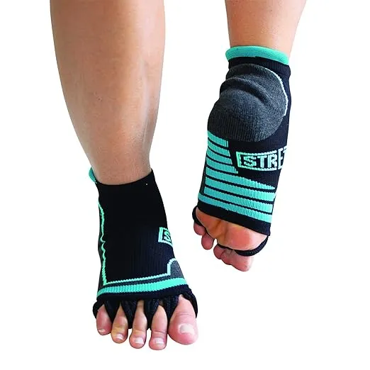 Toe Separator Socks by Stretch; Toe Spacer Foot Alignment Sock for Bunion Relief