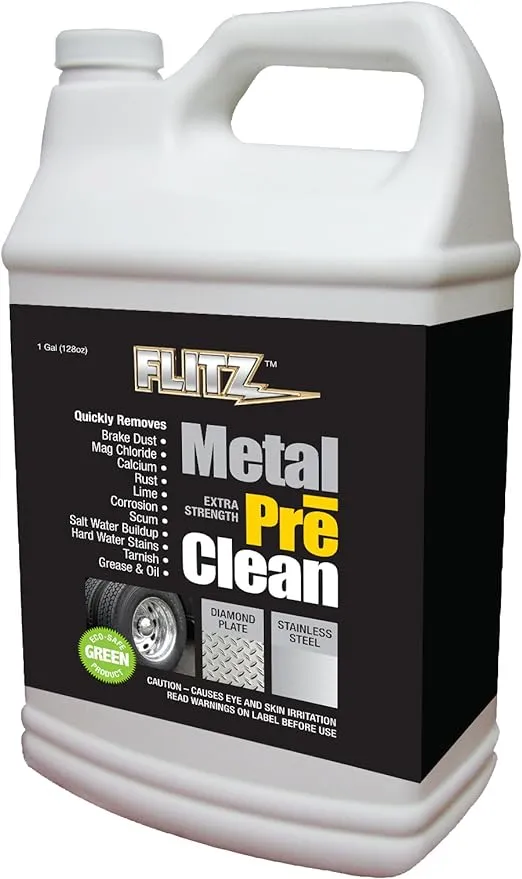 Flitz - Metal Pre-Clean - All Metals Including Stainless Steel - Gallon Refill