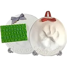 Ultimate Pawprint Keepsake Kit (Makes 2) - Paw Print Christmas Ornament w/ Bonus Personalization Tool & Display Stands! For Dogs, Cats & Pets. Non-toxic. Clay Air-Dries Soft, Light & Uncrackable.