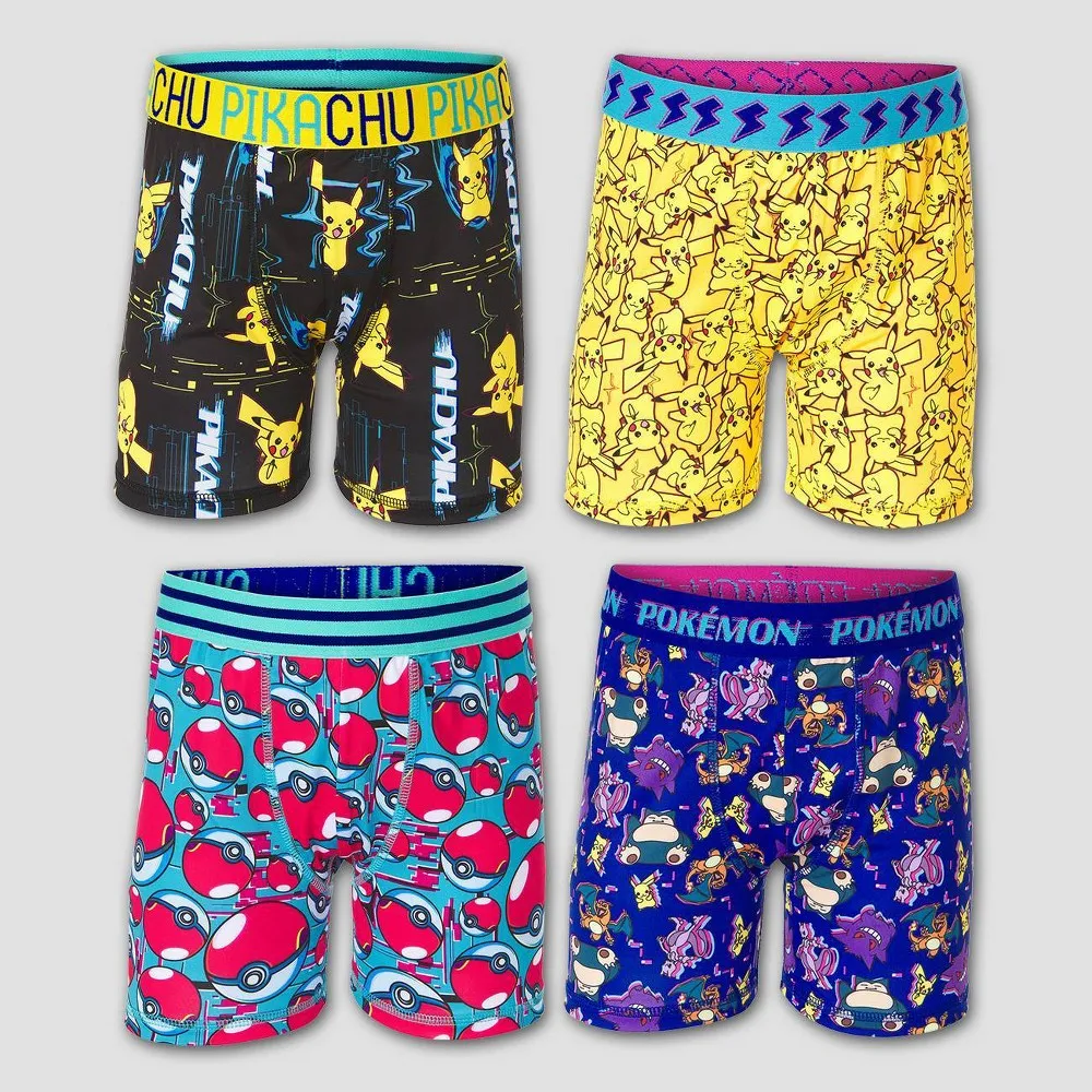 Boys' Pokemon 4pk Underwear - 10