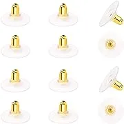 925 Sterling Silver Locking Earring Backs Replacements for Diamond Studs,14K ...