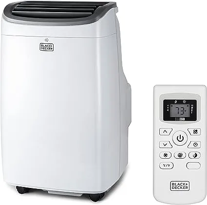 BLACK+DECKER Bpact08wt Portable Air Conditioner, 8,000 BTU, White