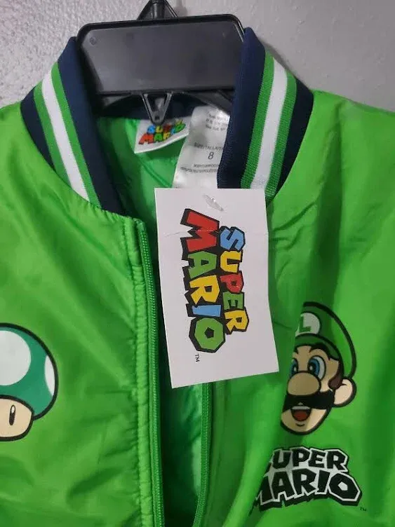 Nintendo Super Mario Bomber Jacket, Mario and Luigi Bomber Jacket