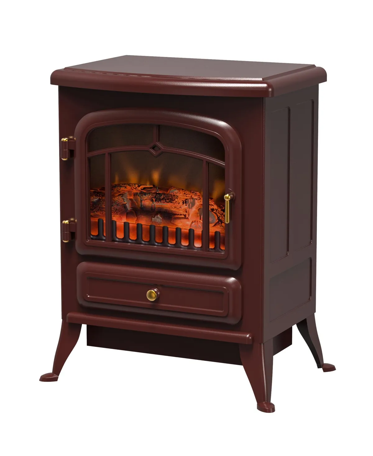 HOMCOM Electric Fireplace Heater