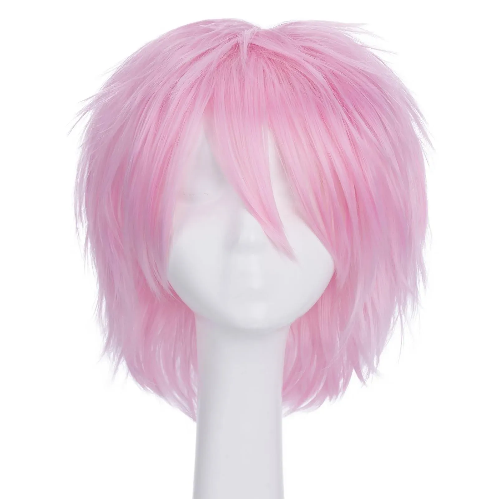 S-noilite Women Mens Short Fluffy Straight Hair Wigs Anime Cosplay Party Dress ...