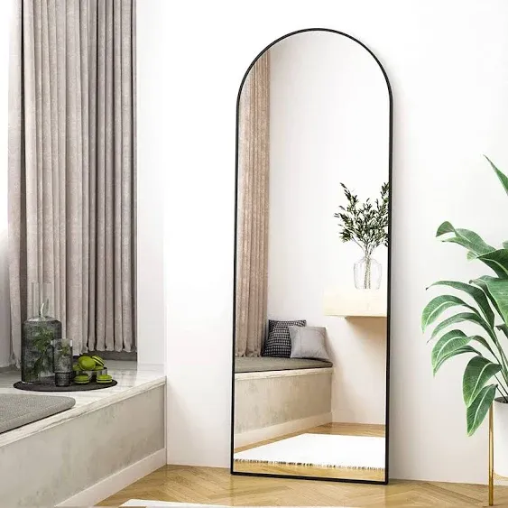 HARRITPURE 64&#034;x21&#034; Arched Full Length Mirror Free Standing Leaning Mirror Mirror