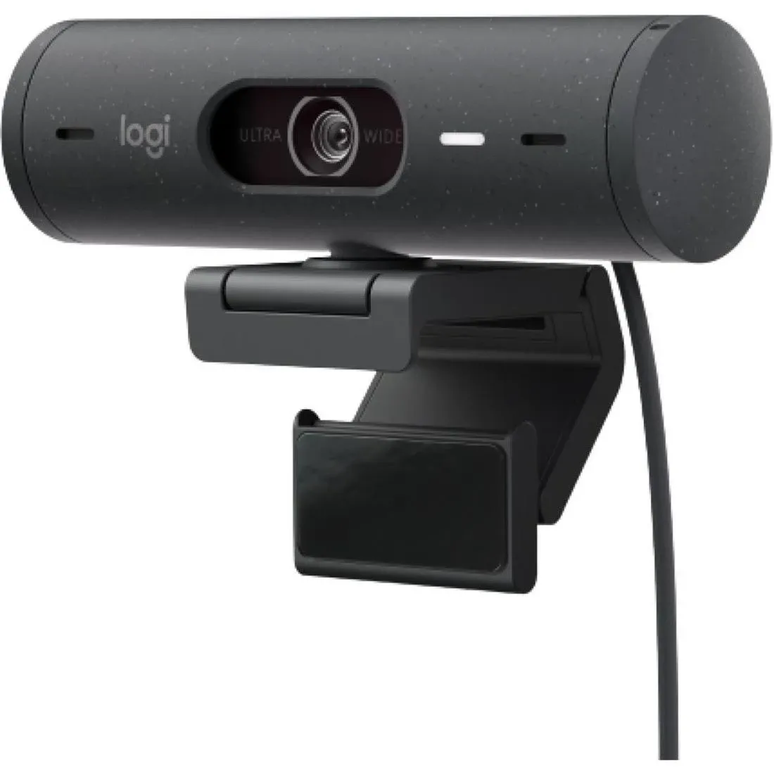 Logitech Brio 500 Full HD Webcam with Auto Light Correction,Show Mode, Dual Noise Reduction Mics, Webcam Privacy Cover, Works with Microsoft Teams, Google Meet, Zoom, USB-C Cable - Off White