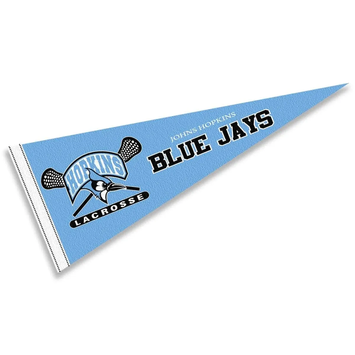 Johns Hopkins Blue Jays Full Size 12 in X 30 in College Lacrosse NCAA Pennant